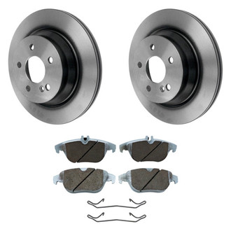 Beck Arnley® - True Rear Brake Kit with Semi-Metallic Pads