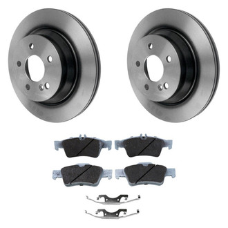 Beck Arnley® - True Rear Brake Kit with Semi-Metallic Pads