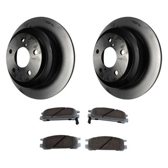 Beck Arnley® - True Plain Rear Brake Kit with Ceramic Pads