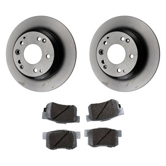 Beck Arnley® - True Plain Rear Brake Kit with Ceramic Pads