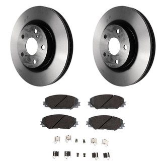 Beck Arnley® - True Front Brake Kit with Ceramic Pads