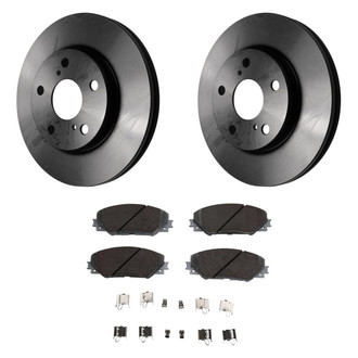 Beck Arnley® - True Front Brake Kit with Ceramic Pads