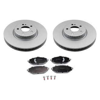 Beck Arnley® - True Plain Front Brake Kit with Ceramic Pads