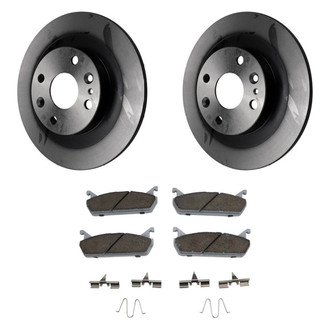 Beck Arnley® - True Rear Brake Kit with Organic Pads