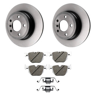 Beck Arnley® - True Rear Brake Kit with Semi-Metallic Pads
