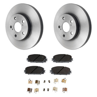 Beck Arnley® - True Front Brake Kit with Ceramic Pads