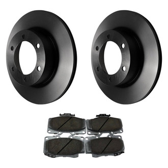 Beck Arnley® - True Plain Front Brake Kit with Organic Pads