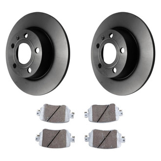 Beck Arnley® - True Plain Rear Brake Kit with Ceramic Pads