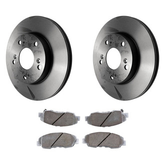 Beck Arnley® - True Plain Front Brake Kit with Ceramic Pads