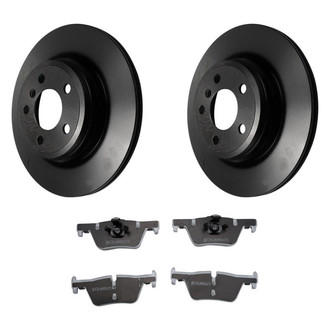 Beck Arnley® - True Plain Rear Brake Kit with Ceramic Pads