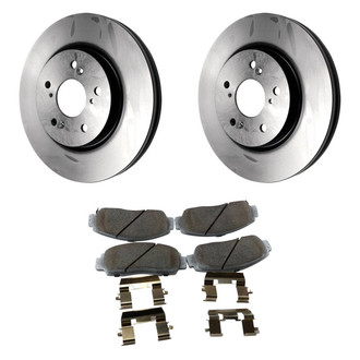 Beck Arnley® - True Plain Front Brake Kit with Ceramic Pads