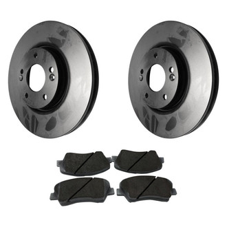 Beck Arnley® - True Plain Front Brake Kit with Ceramic Pads
