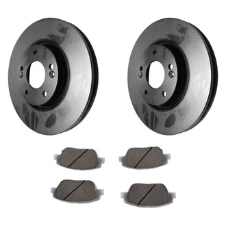 Beck Arnley® - True Plain Front Brake Kit with Ceramic Pads