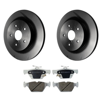 Beck Arnley® - True Plain Rear Brake Kit with Ceramic Pads