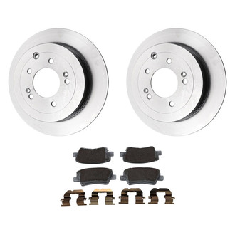 Beck Arnley® - True Plain Rear Brake Kit with Ceramic Pads