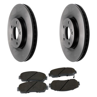Beck Arnley® - True Plain Front Brake Kit with Ceramic Pads