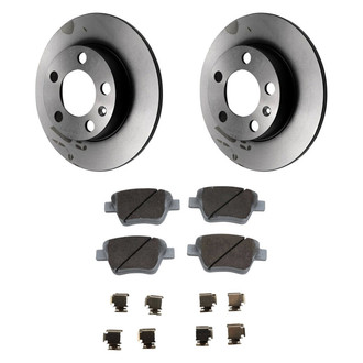 Beck Arnley® - True Plain Rear Brake Kit with Ceramic Pads