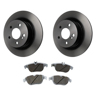 Beck Arnley® - True Plain Rear Brake Kit with Ceramic Pads