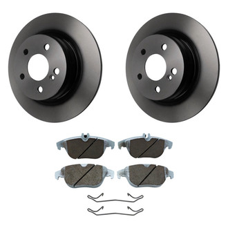 Beck Arnley® - True Plain Rear Brake Kit with Semi-Metallic Pads