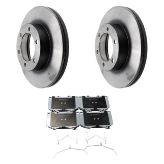 Beck Arnley® - True Plain Front Brake Kit with Ceramic Pads