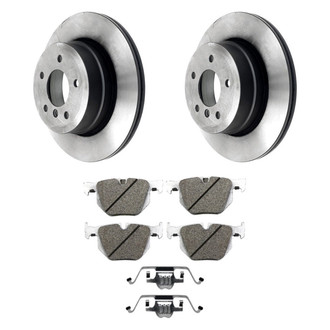 Beck Arnley® - True Rear Brake Kit with Semi-Metallic Pads