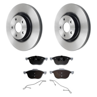 Beck Arnley® - True Plain Front Brake Kit with Ceramic Pads
