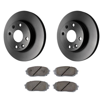 Beck Arnley® - True Front Brake Kit with Organic Pads