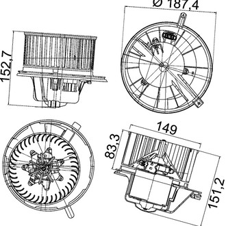Behr® - HVAC Blower Motor