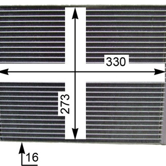 Behr® - Front A/C Condenser