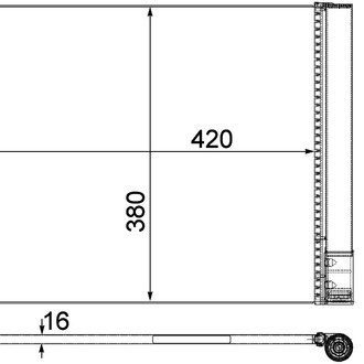 Behr® - A/C Condenser