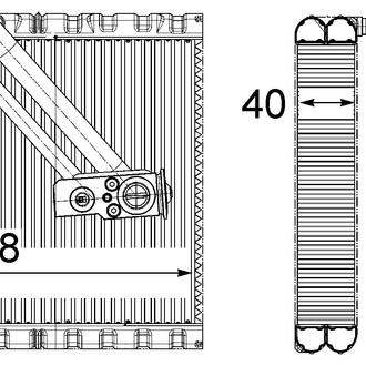 Behr® - A/C Evaporator