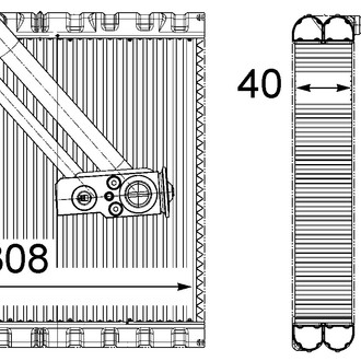 Behr® - A/C Evaporator