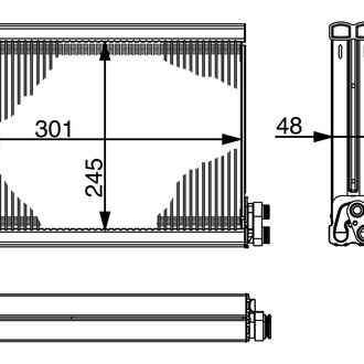 Behr® - A/C Evaporator