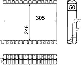 Behr® - A/C Evaporator