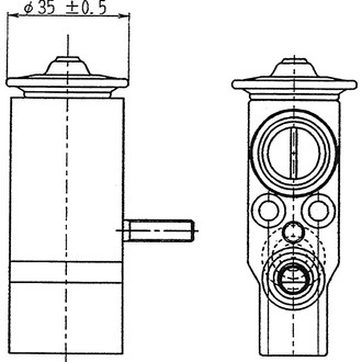 Behr® - A/C Expansion Valve
