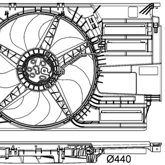 Behr® - Engine Cooling Fan Assembly