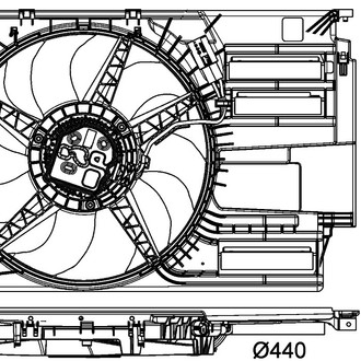 Behr® - Cooling Fan Assembly