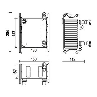Behr® - Passenger Side Intercooler