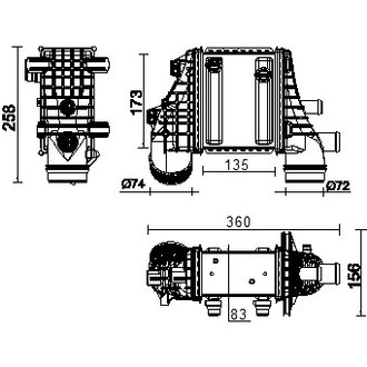 Behr® - Turbocharger Intercooler