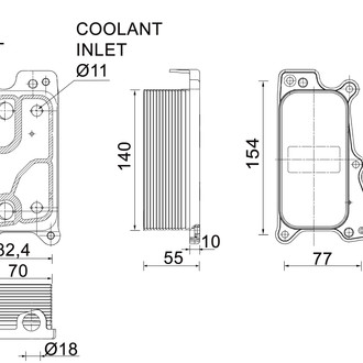 Behr® CLC235000P - Oil Cooler