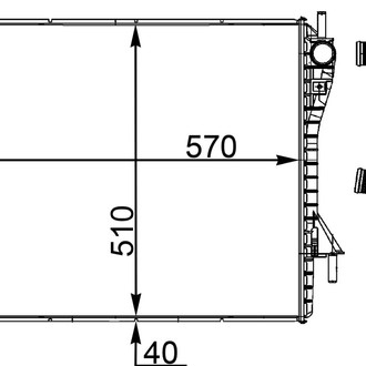 Behr® - Engine Coolant Radiator