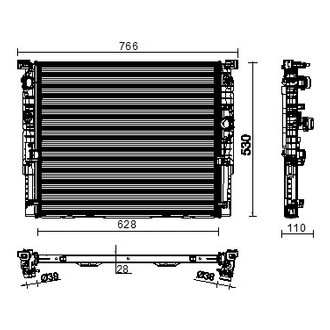 Behr® - Engine Coolant Radiator
