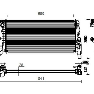 Behr® - Premium Line Engine Coolant Radiator