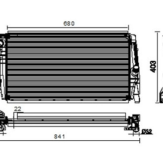 Behr® - Engine Coolant Radiator