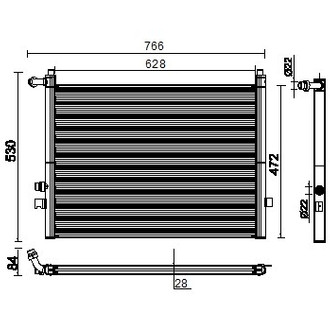 Behr® - Premium Line Engine Coolant Radiator