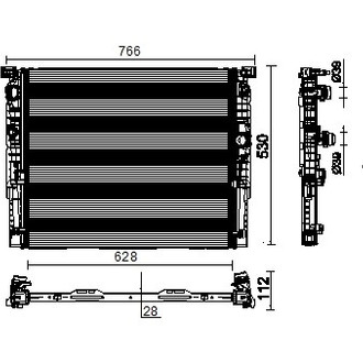 Behr® - Premium Line Engine Coolant Radiator