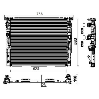 Behr® - Premium Line Engine Coolant Radiator