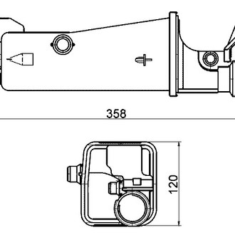Behr® - Engine Coolant Expansion Tank