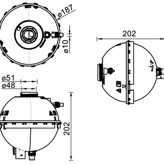 Behr® - Engine Coolant Expansion Tank