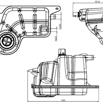 Behr® - Engine Coolant Expansion Tank